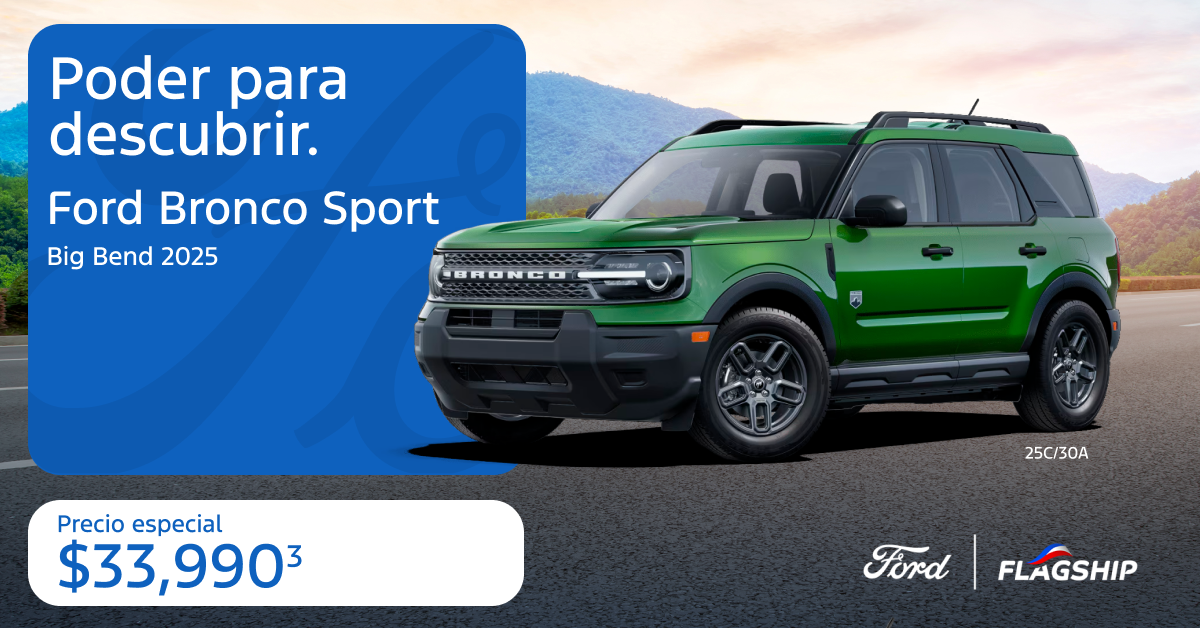 Ford Bronco Sport Big Bend 2025